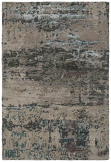Chandra Rupec RUP-39630 Beige and Brown and Grey and Blue rug, flat view