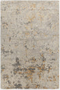 Chandra Rupec RUP-39631 Beige and Grey and Gold rug, flat view