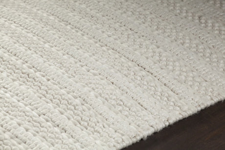 Chandra Saira SAI-44701 White rug, side detail view