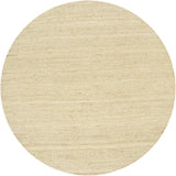 Chandra Saket SAK-3702 Tan round rug, flat view