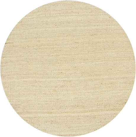 Chandra Saket SAK-3702 Tan round rug, flat view