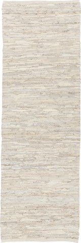 Chandra Saket SAK-3703 Ivory runner rug, flat view