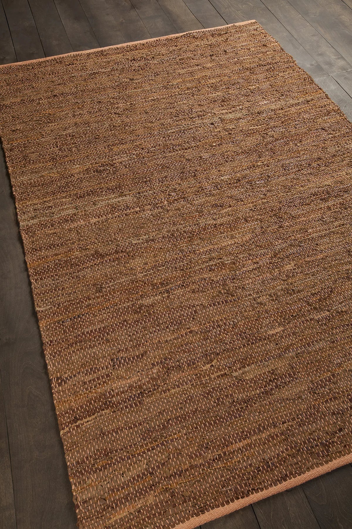 Chandra Saket SAK-3706 Gold and Beige rug, angled side view