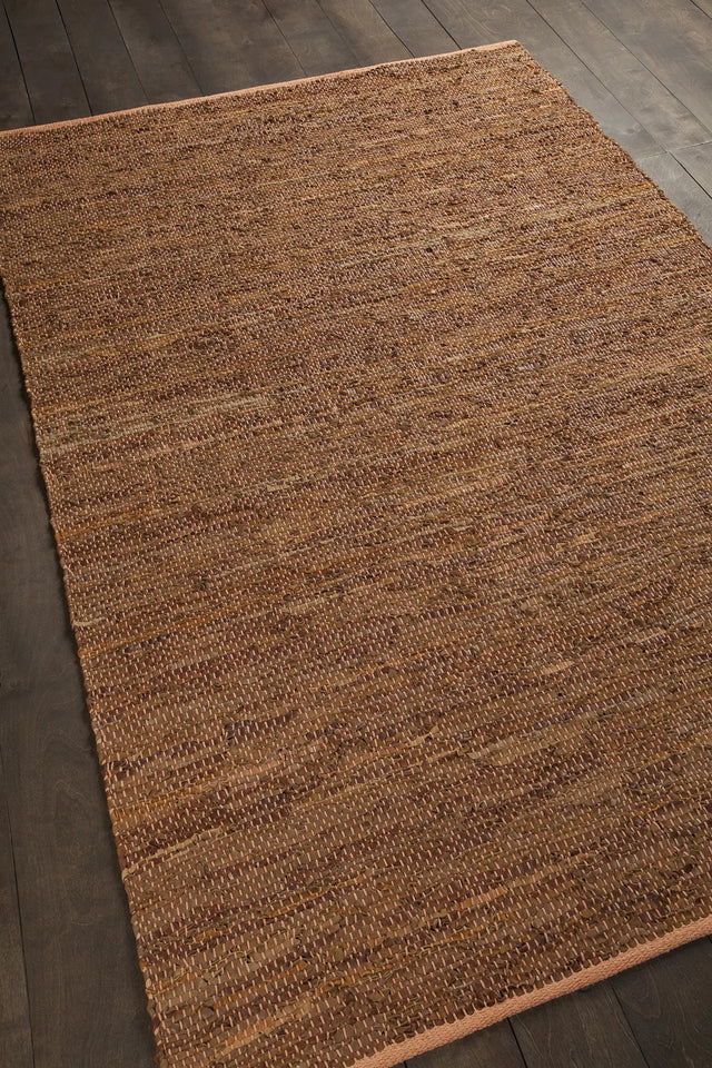 Chandra Saket SAK-3706 Gold and Beige rug, angled side view