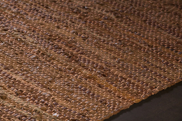 Chandra Saket SAK-3706 Gold and Beige rug, side detail view