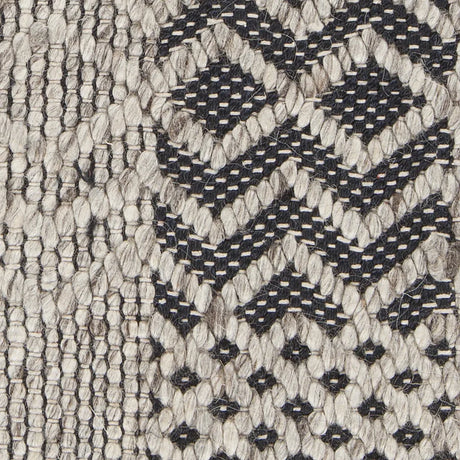 Chandra Salona SAL-34503 Black and Natural rug, texture close-up