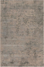 Chandra Sasha SAS-47003 Turquoise Blue and Silver rug, flat view
