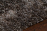 Chandra Savona SAV-16700 Taupe rug, side detail view