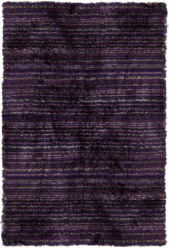 Chandra Savona SAV-16701 Purple and Grey and Blue rug, flat view