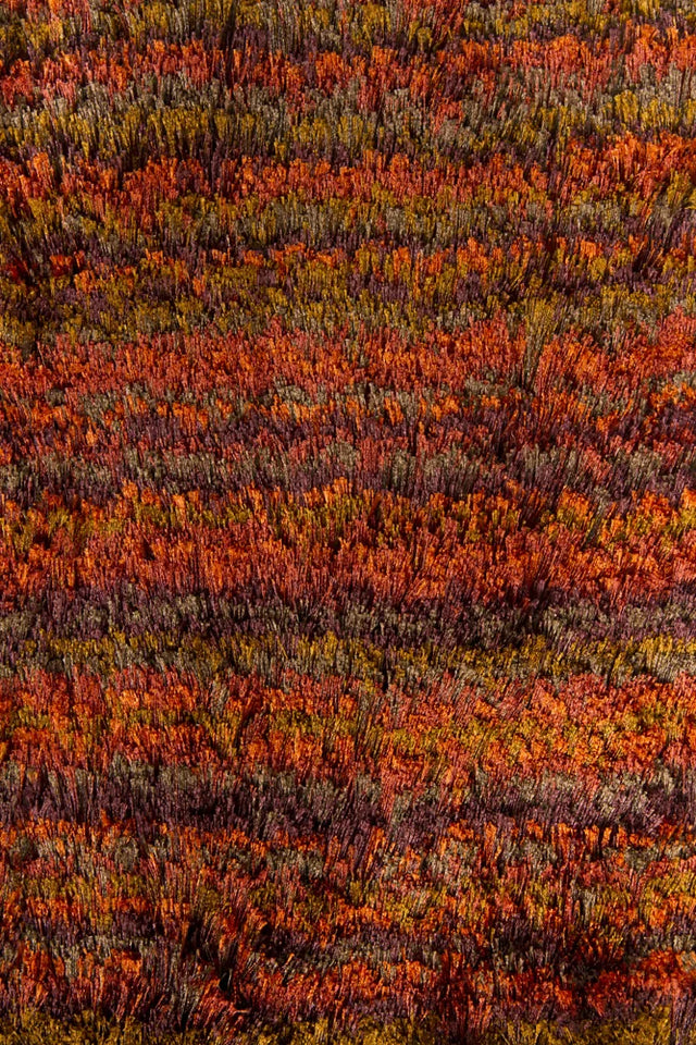 Chandra Savona SAV-16703 Red and Orange and Brown rug, texture close-up