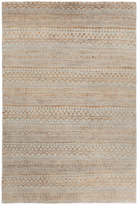 Chandra Selene SEL-48901 Grey and Natural rug, flat view