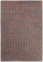 Chandra Selene SEL-48903 Blue and Rust rug, flat view