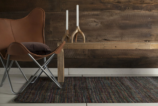 Chandra Shenaz SHE-31200 Multi Colored rug, shown in a styled room setting