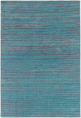 Chandra Shenaz SHE-31203 Blue rug, flat view