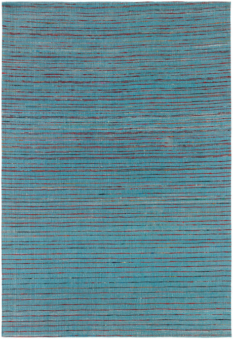 Chandra Shenaz SHE-31203 Blue rug, flat view