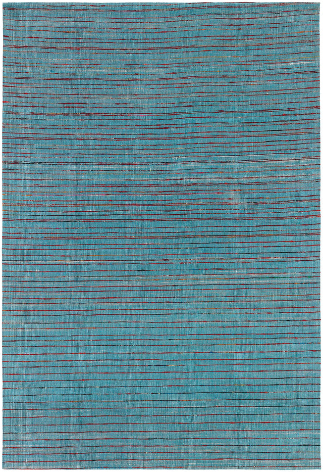 Chandra Shenaz SHE-31203 Blue rug, flat view