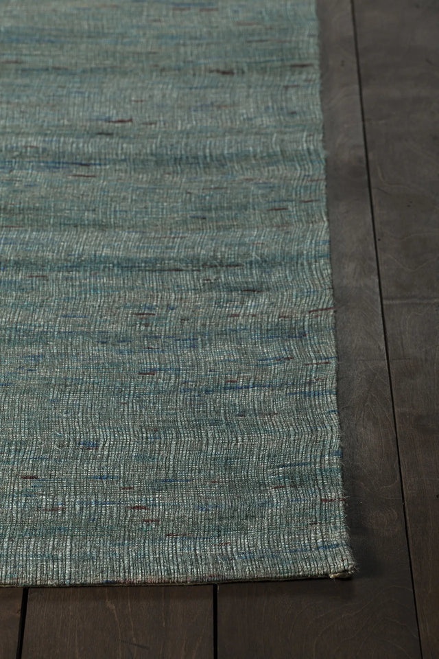 Chandra Shenaz SHE-31204 Blue rug, corner detail