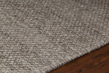 Chandra Sinatra SIN-10101 Brown and Cream rug, side detail view