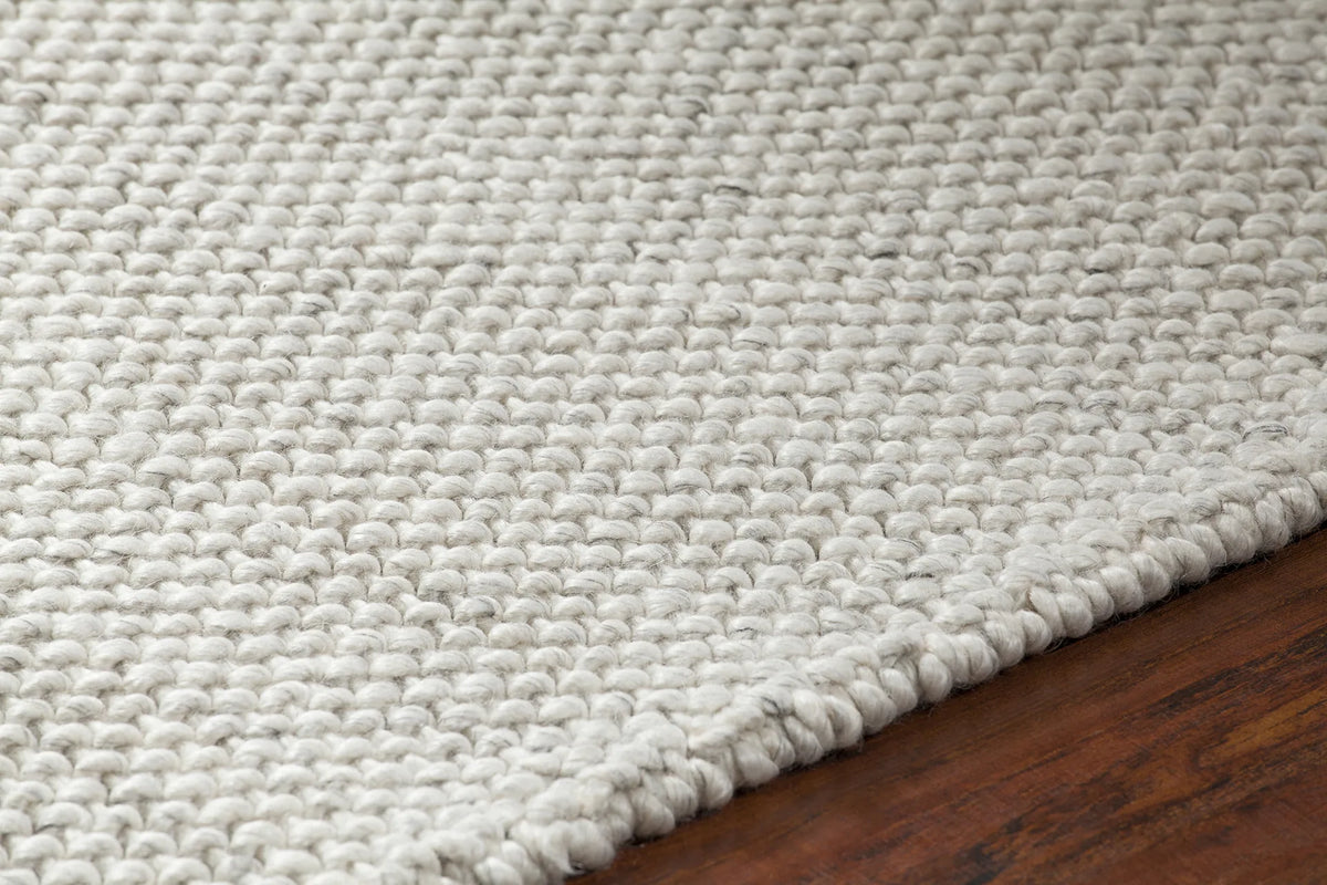 Chandra Sinatra SIN-10102 Cream rug, side detail view