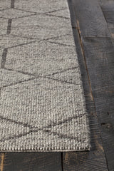 Chandra Slone SLO-32802 Silver rug, corner detail