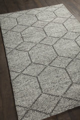 Chandra Slone SLO-32802 Silver rug, angled side view