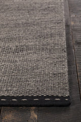 Chandra Sonnet SON-35900 Grey and Black rug, corner detail