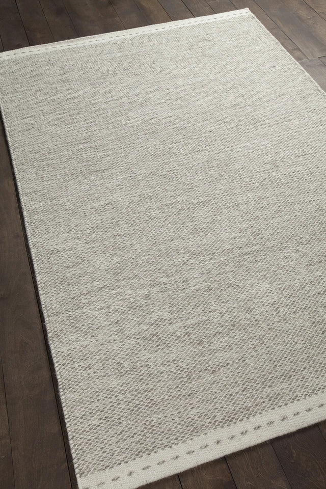 Chandra Sonnet SON-35901 Grey and White rug, angled side view