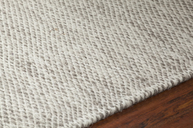 Chandra Sonnet SON-35901 Grey and White rug, side detail view