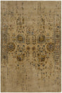 Chandra Spring SPR-29102 Tan and Gold and Grey and Burgundy and Black rug, flat view