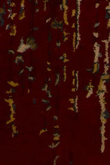 Chandra Spring SPR-29104 Maroon and Gold and Tan and Black and Grey rug, texture close-up