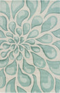 Chandra Stella STE-52009 Beige and Light Aqua rug, flat view