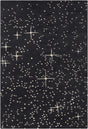 Chandra Stella STE-52115 Black and Ivory rug, flat view