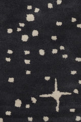 Chandra Stella STE-52115 Black and Ivory rug, texture close-up