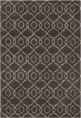 Chandra Stella STE-52124 Charcoal and Cream rug, flat view