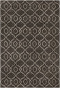 Chandra Stella STE-52124 Charcoal and Cream rug, flat view