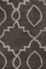 Chandra Stella STE-52124 Charcoal and Cream rug, texture close-up