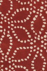 Chandra Stella STE-52135 Red and White rug, texture close-up