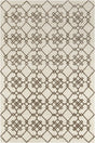 Chandra Stella STE-52174 Cream and Brown rug, flat view