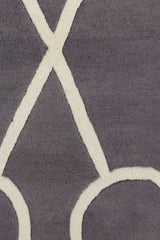Chandra Stella STE-52179 Dark Grey and Cream rug, texture close-up