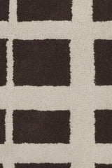 Chandra Stella STE-52220 Brown and Cream rug, texture close-up