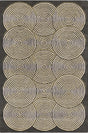 Chandra Stella STE-52239 Grey and Cream and Yellow rug, flat view