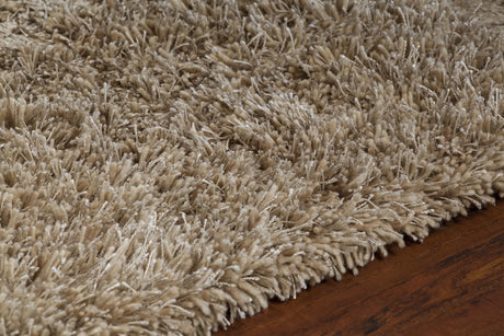 Chandra Sterling STE-21800 Cream rug, side detail view