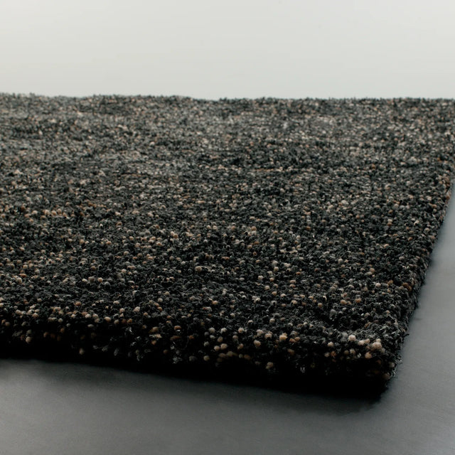 Chandra Sterling STE-21803 Charcoal and Brown and Tan rug, corner detail
