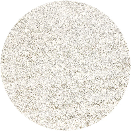 Chandra Strata STR-1106 White round rug, flat view