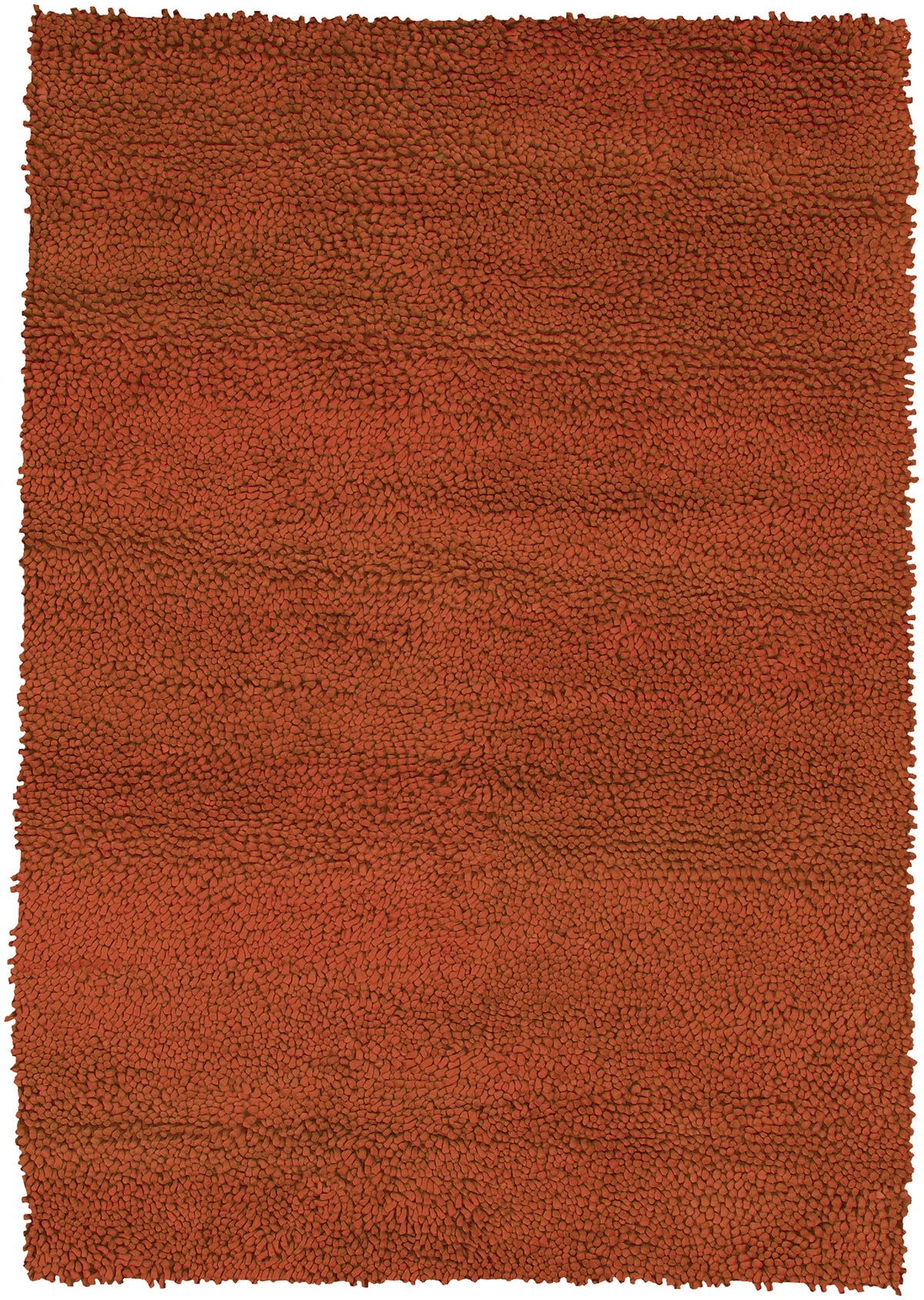 Chandra Strata STR-1107 Orange rug, flat view