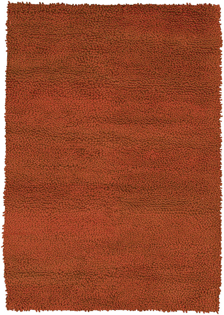 Chandra Strata STR-1107 Orange rug, flat view