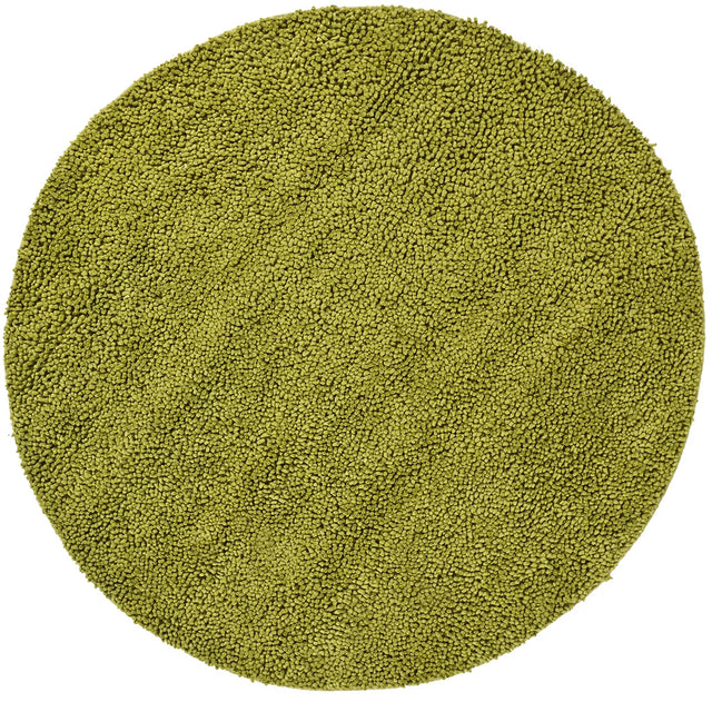 Chandra Strata STR-1108 Green round rug, flat view