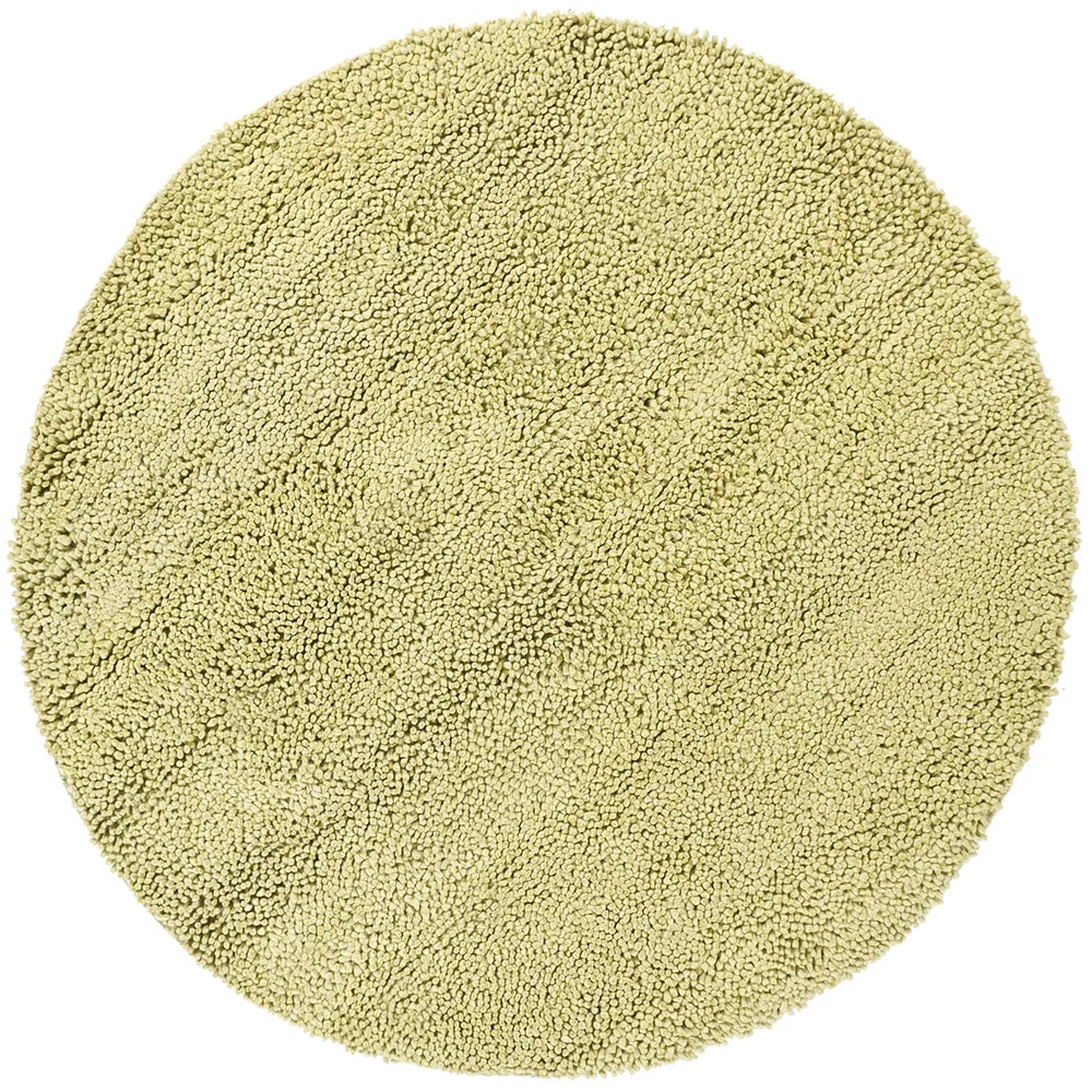 Chandra Strata STR-1123 Light Green round rug, flat view