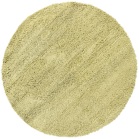 Chandra Strata STR-1123 Light Green round rug, flat view