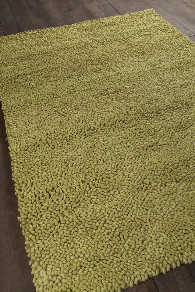 Chandra Strata STR-1123 Light Green rug, angled side view